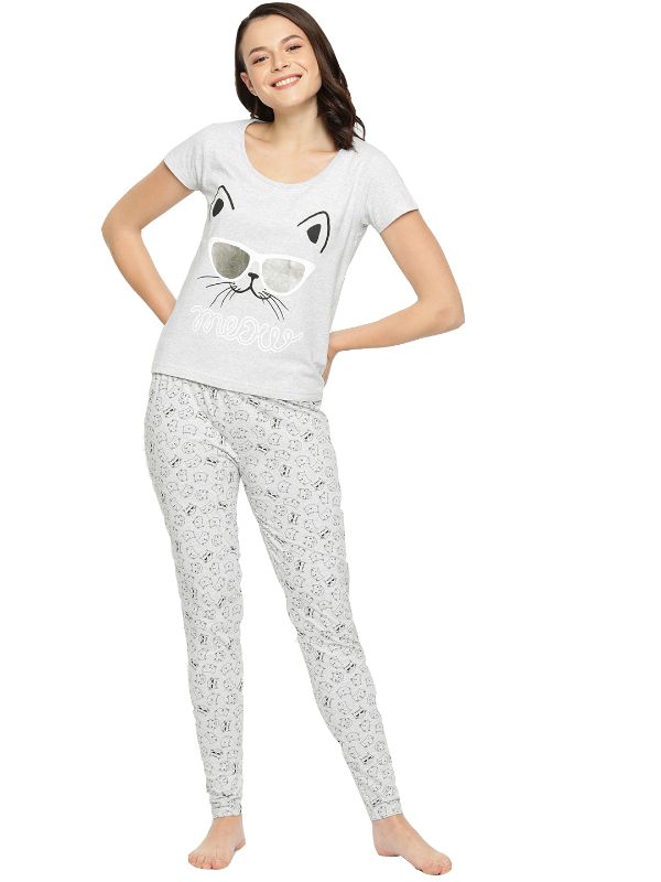 Grey Mel. Kitty with Coolers Lounge Set