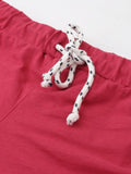 Embroidered Women Serise Red Shorts